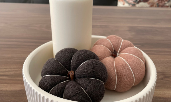 Kerzenhalter "Herbstzeit" braun